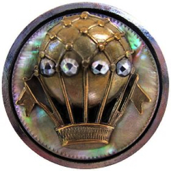 11-6.1 Mounted in/on Metal - Pearl Background  (1-7/16")